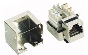 供应普天超五类屏蔽RJ45模块